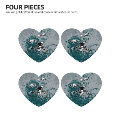 4-pcs Philadelphia Eagles Car Air Fresheners Cards Set car aromatherapy tablets