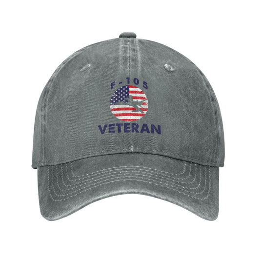 F-105 Printed unisex baseball cap outdoor hats adjustable cap trucker gift veteran cap