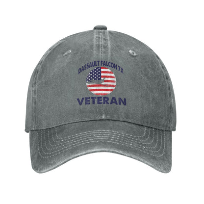 Dassault Falcon 7X Printed unisex baseball cap outdoor hats adjustable cap trucker gift veteran cap