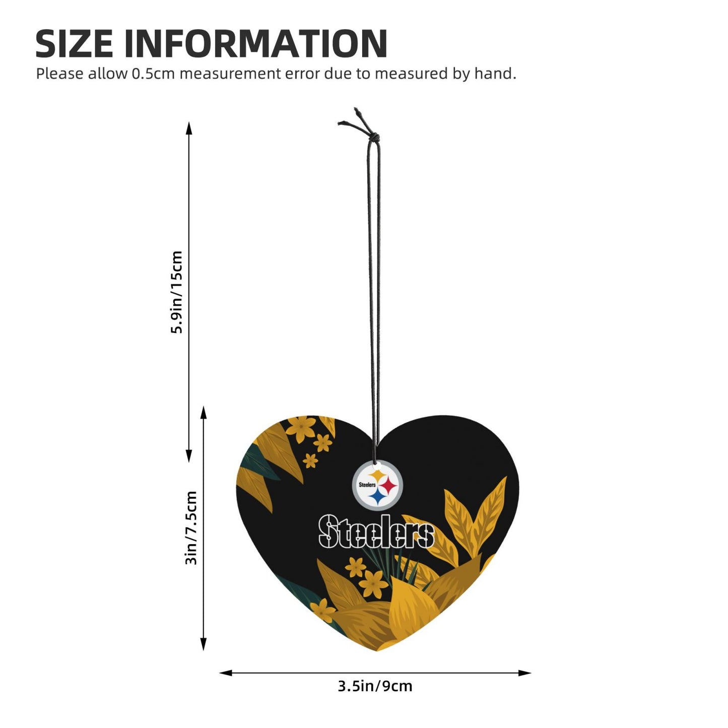 4pcs- Pittsburgh Steelers car aromatherapy tablets Car Air Fresheners Cards Set