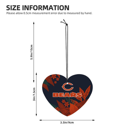 4pcs- Chicago Bears car aromatherapy tablets Car Air Fresheners Cards Set