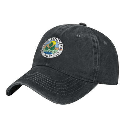 County Of Fresno Seal Printed unisex baseball cap adjustable cap outdoor sun hats trucker hat