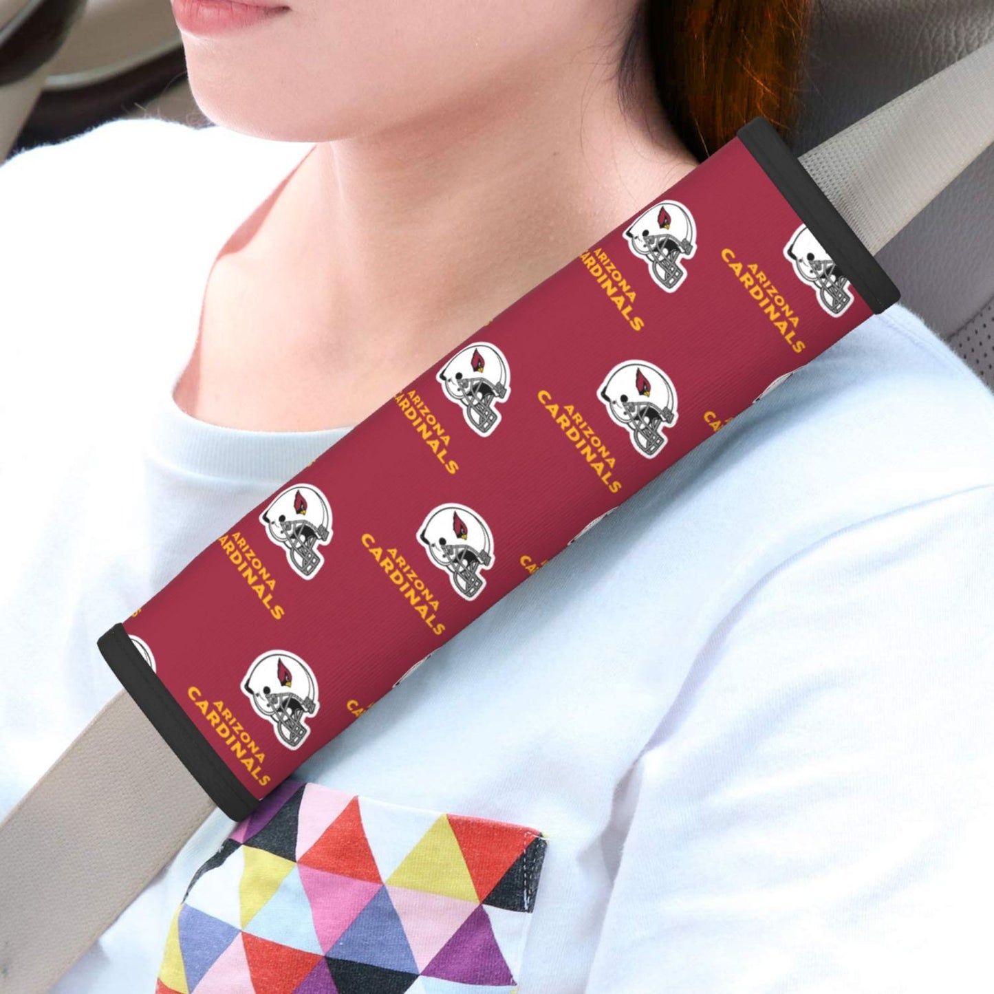 Arizona Cardinals Car seat belt shoulder strap UNISEX seat belt protective cover