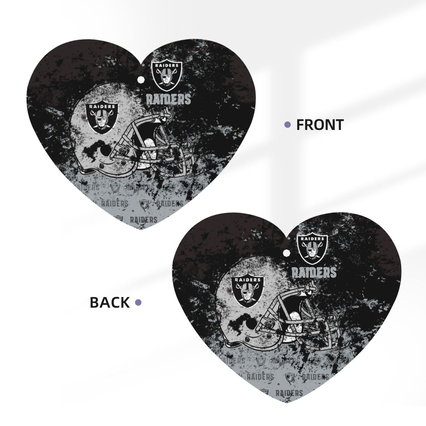 4-pcs Las Vegas Raiders Car Air Fresheners Cards Set car aromatherapy tablets