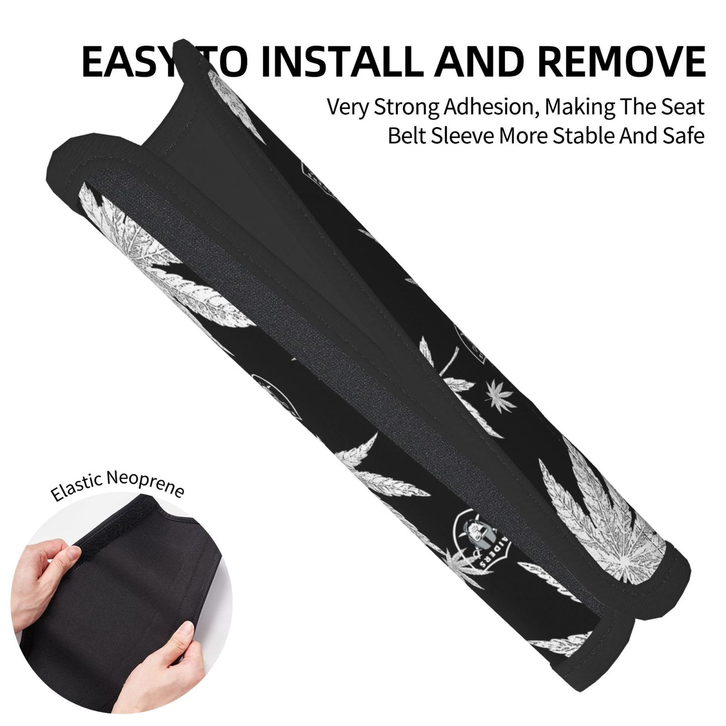 Las Vegas Raiders Car seat belt protection cover Adult seat belt protection cover