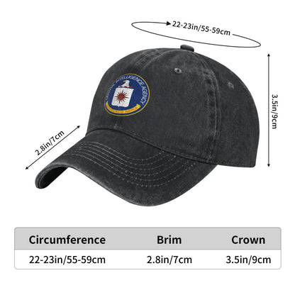 United States CIA Specaal Agent Printed unisex baseball cap outdoor hats adjustable cap trucker gift hat