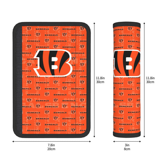 Cincinnati Bengals personalized seat belt protective cover Car seat belt protective cover