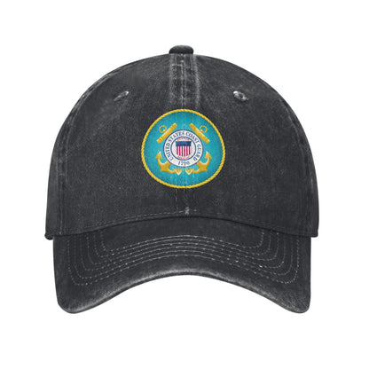 Seal Of The United States Coast Guard Printed unisex baseball cap adjustable cap veteran gift