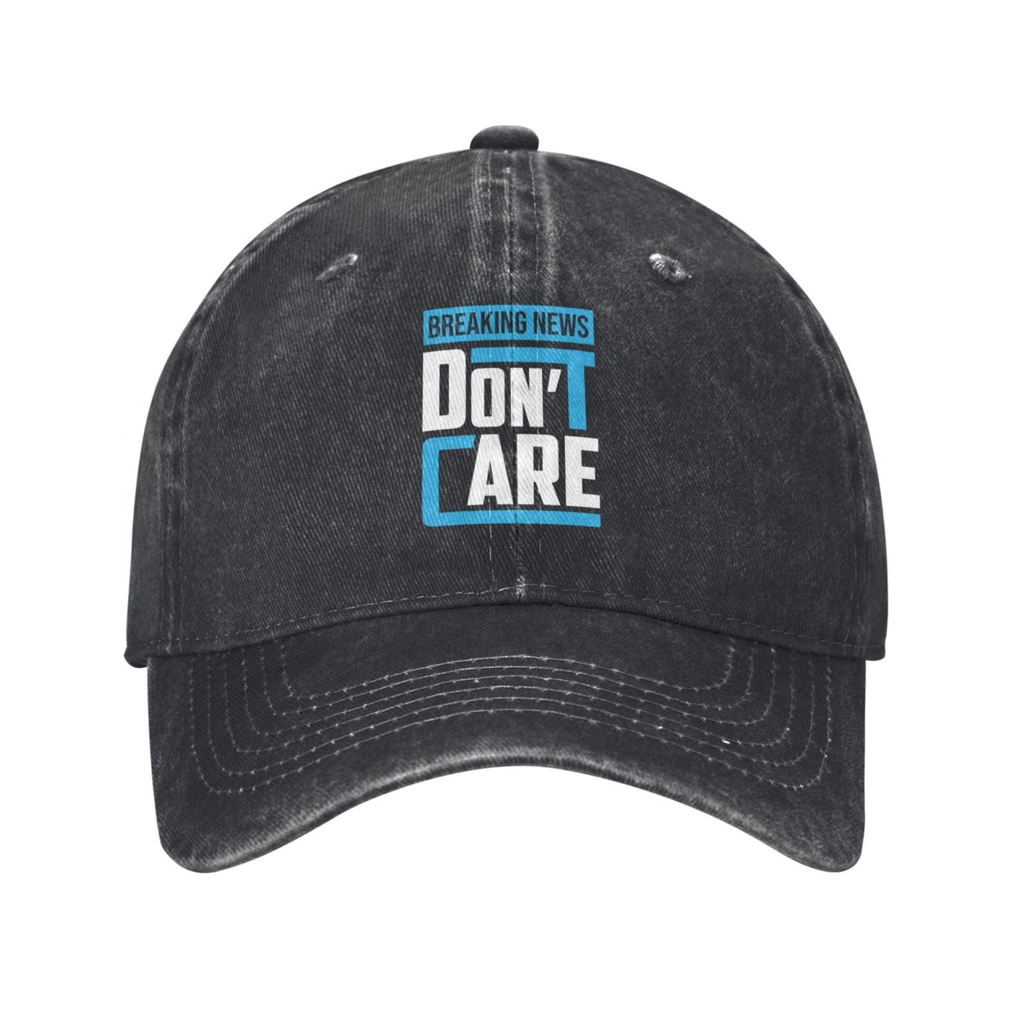 Breaking News I Don't Care (3) Printed unisex baseball cap adjustable cap outdoor sun hats trucker hat