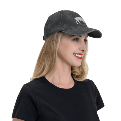 Buffalo Vintage Bison Printed unisex baseball cap outdoor hats adjustable cap trucker gift hat