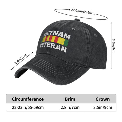Proud Vietnam Veteran Printed unisex baseball cap adjustable cap outdoor sun hats trucker hat