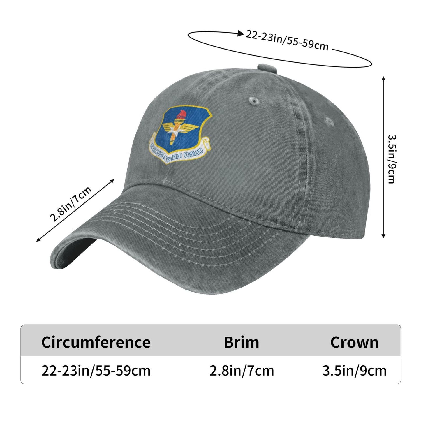Air Education And Training Command Printed unisex baseball cap adjustable cap veteran gift