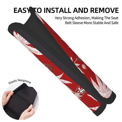 San Francisco 49ers Car seat belt protection cover Adult seat belt protection cover