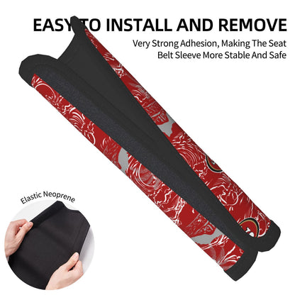 San Francisco 49ers Car seat belt shoulder strap UNISEX seat belt protective cover