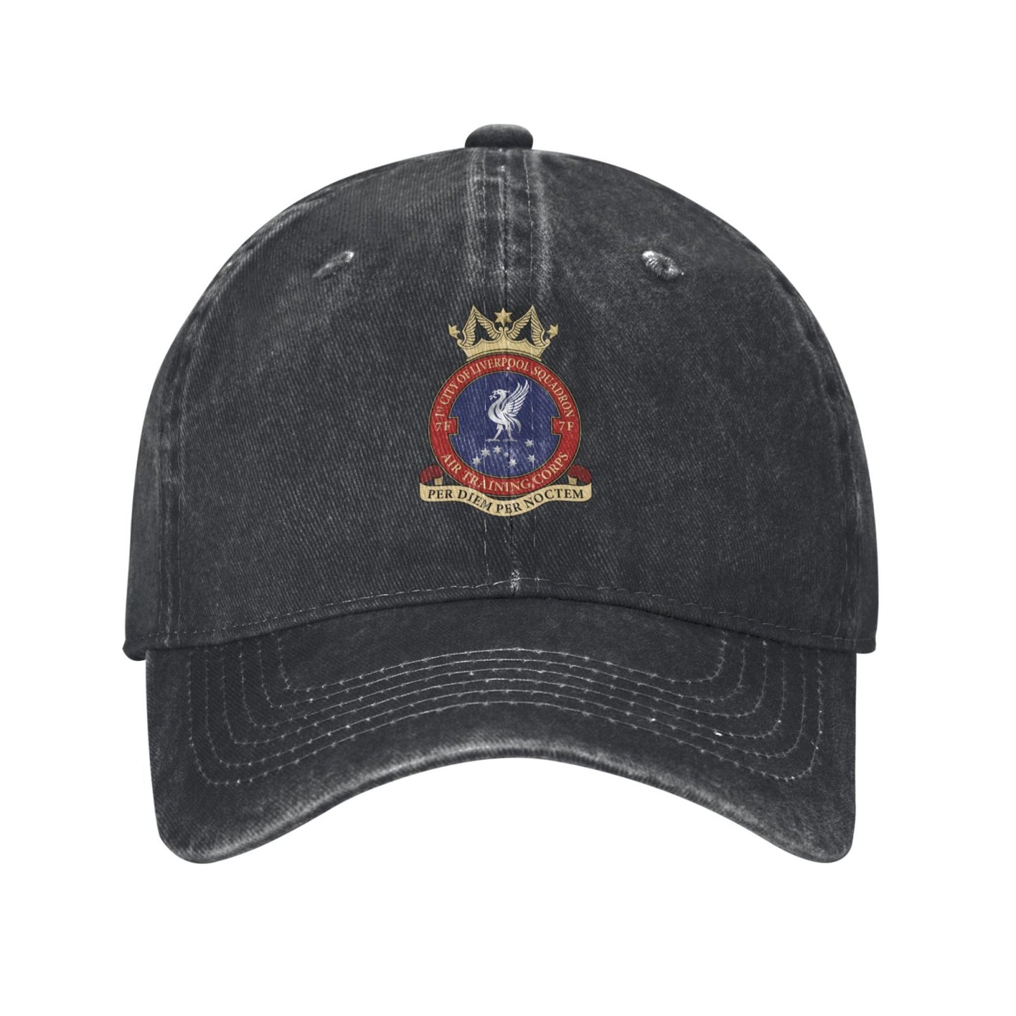 7F City Of Liverpool Squadron Printed unisex baseball cap adjustable cap outdoor trucker hat veterans Gifts