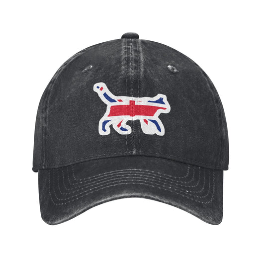 Siamese Cat Flag Of The United Kingdom Sticker Printed unisex baseball cap adjustable cap outdoor sun hats trucker hat