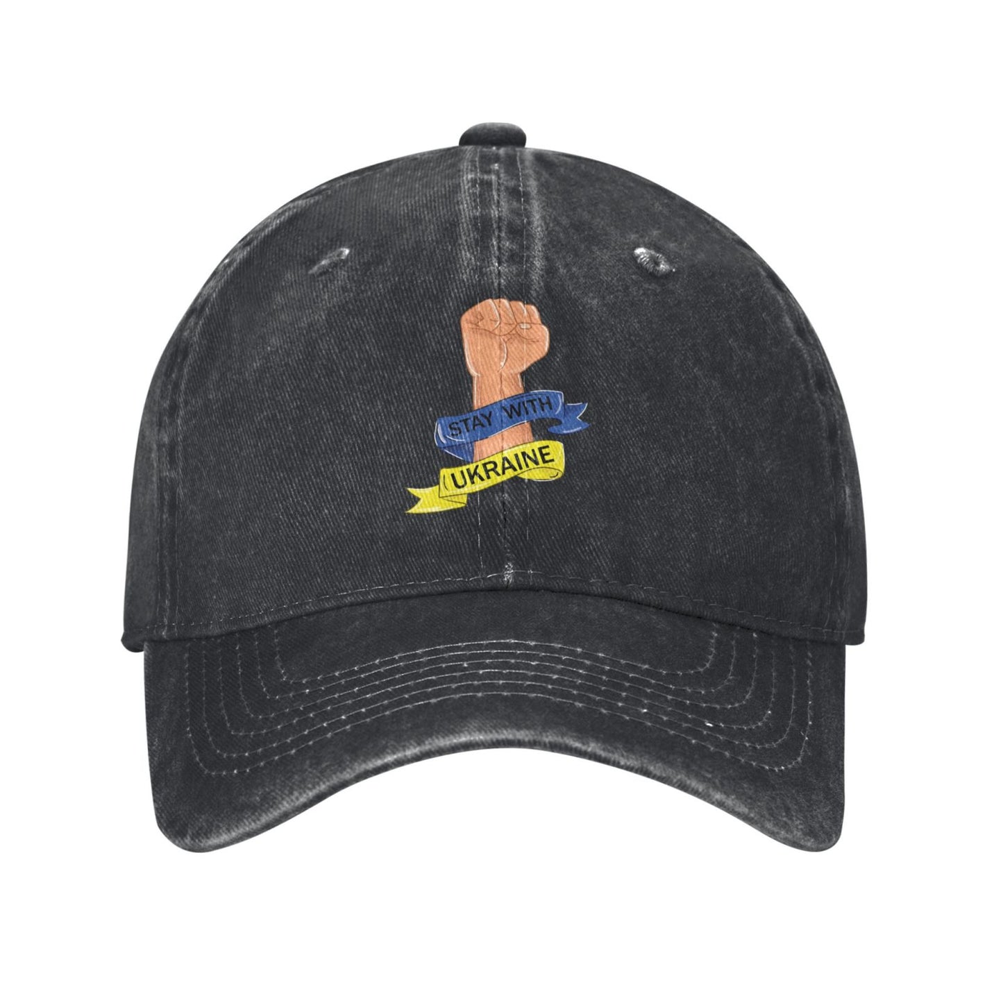 Stay With Ukraine Printed unisex baseball cap adjustable cap outdoor sun hats trucker hat