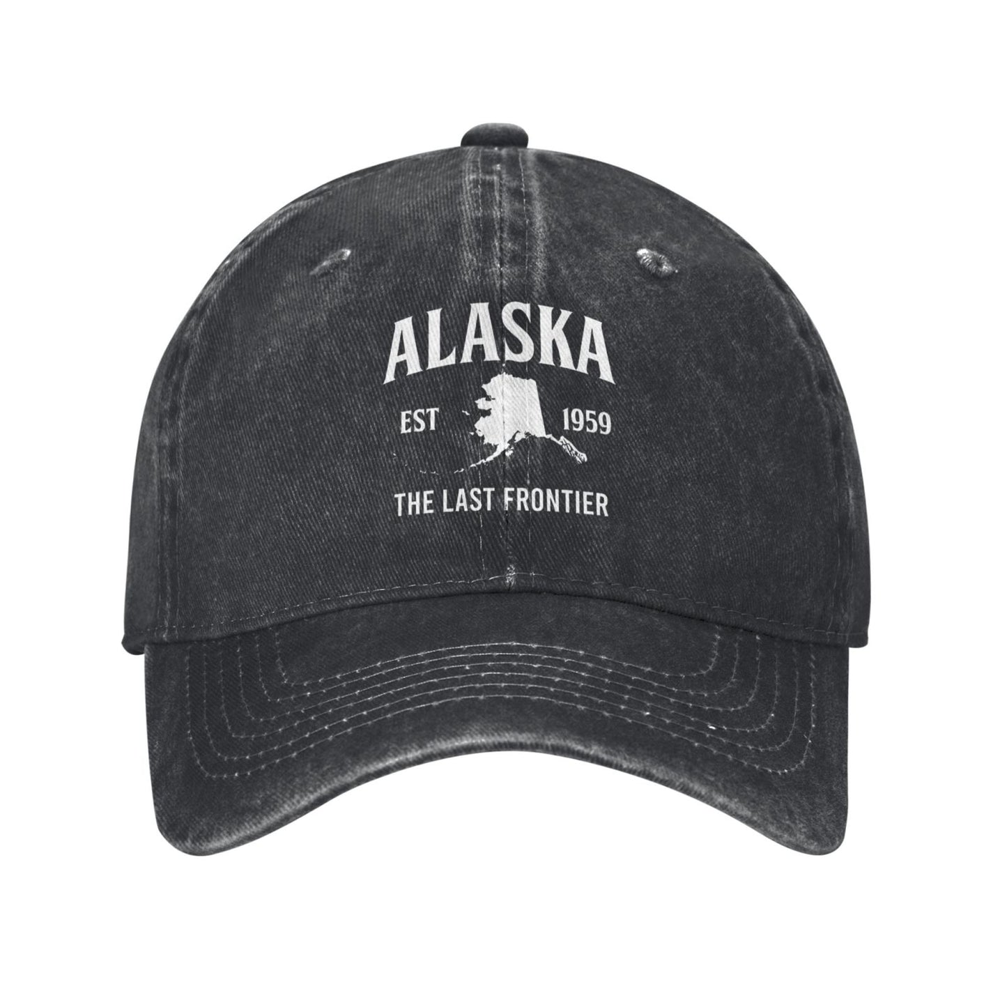 Alaska The Last Frontier Printed unisex baseball cap outdoor hats adjustable cap trucker gift hat