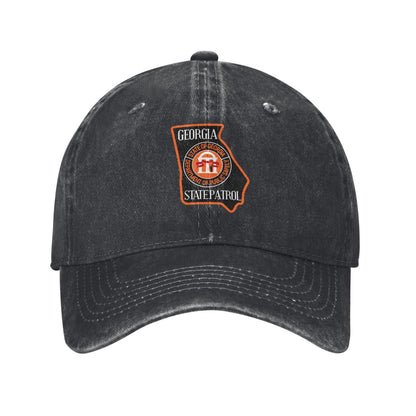 Georgia Highway Patrol State Police Printing unisex baseball cap adjustable hats veteran gift