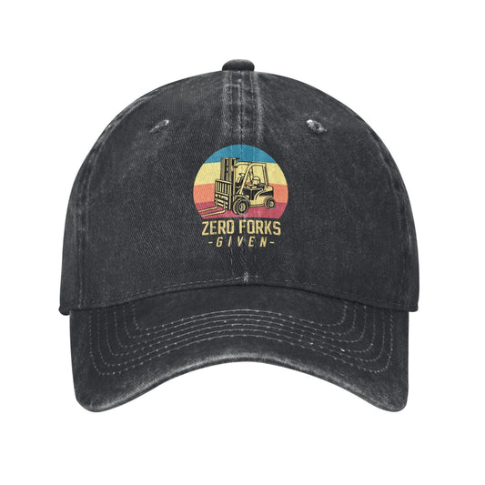Zero Forks Given(2) Printed unisex baseball cap adjustable cap outdoor sun hats trucker hat