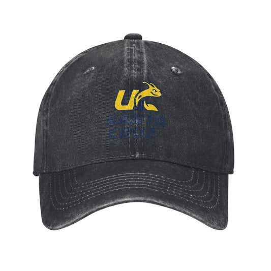 UC Santa Cruz Banana Slugs Logo Printed unisex baseball cap adjustable cap outdoor sun hats trucker hat