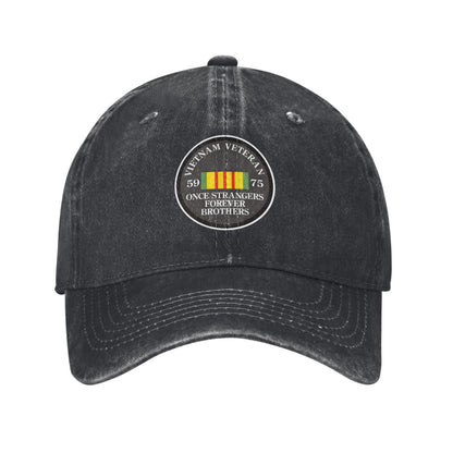 Veteran Once Strangers Forever Brothers Printed unisex baseball cap adjustable cap outdoor sun hats trucker hat