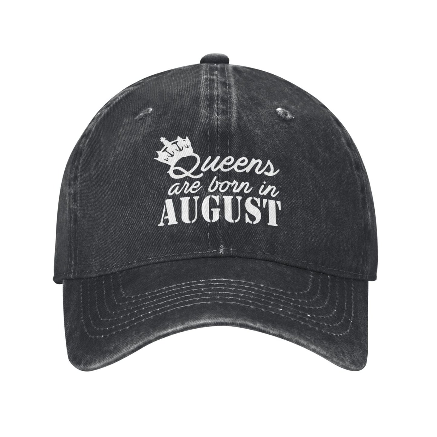 Birthday Gift For Queens Are Born In August Printed unisex baseball cap adjustable cap outdoor sun hats trucker hat