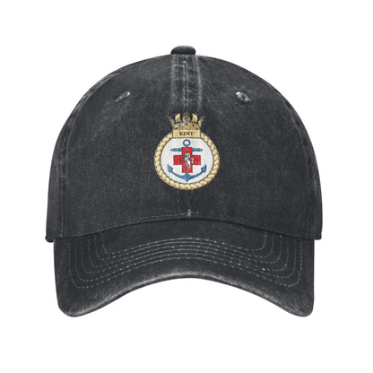 HMS Kent F-78 Printed unisex baseball cap adjustable cap outdoor trucker hat veterans Gifts