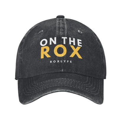 On The ROX- Rox Lyfe Printed unisex baseball cap outdoor hats adjustable cap trucker gift hat