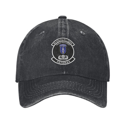 US 8th Infantry Division Airborne Printed unisex baseball cap outdoor hats adjustable cap trucker gift hat