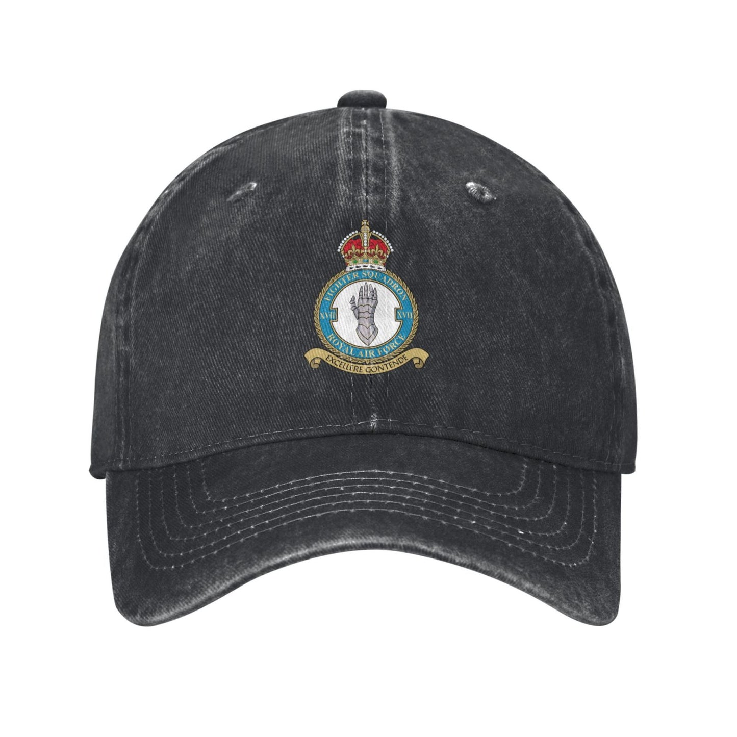 17 Fighter Squadron Printed unisex baseball cap adjustable cap outdoor trucker hat veterans Gifts