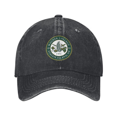 Wagner College Logo Printed unisex baseball cap outdoor hats adjustable cap trucker gift hat