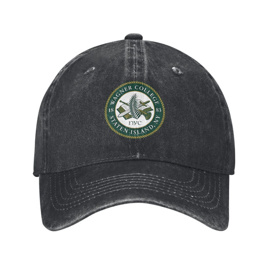 Wagner College Logo Printed unisex baseball cap outdoor hats adjustable cap trucker gift hat
