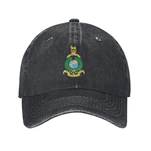 RoyalMarineBadge Printed unisex baseball cap adjustable cap outdoor trucker hat veterans Gifts