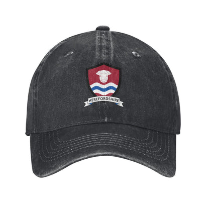 Herefordshire Printed unisex baseball cap adjustable cap outdoor sun hats trucker hat