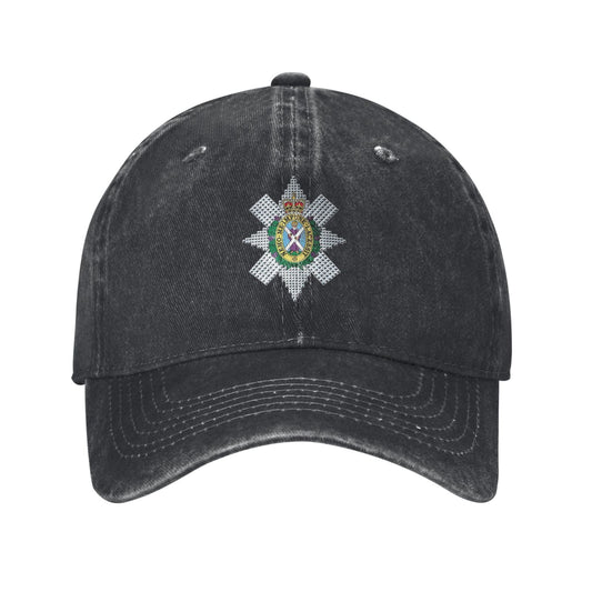 Royal Black Watch Regiment Highlanders Pin Printed unisex baseball cap adjustable cap outdoor trucker hat veterans Gifts