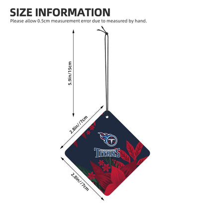 4pcs- Tennessee Titans car aromatherapy tablets Car Air Fresheners Cards Set