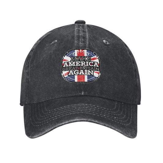 Make America Great Britain Again Sticker Printed unisex baseball cap adjustable cap outdoor sun hats trucker hat