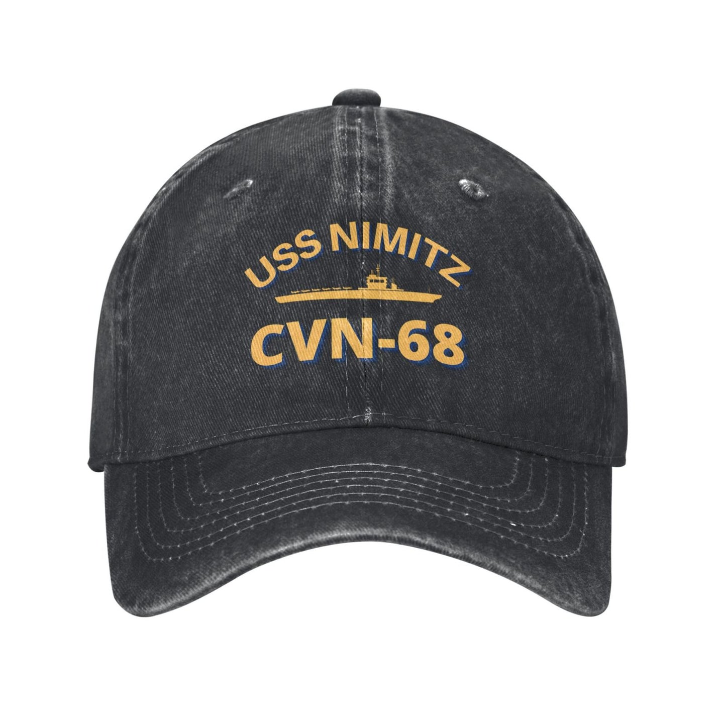 US Navy Aircraft Carrier CVN-68 USS Nimitz Printed unisex baseball cap outdoor hats adjustable cap trucker gift hat
