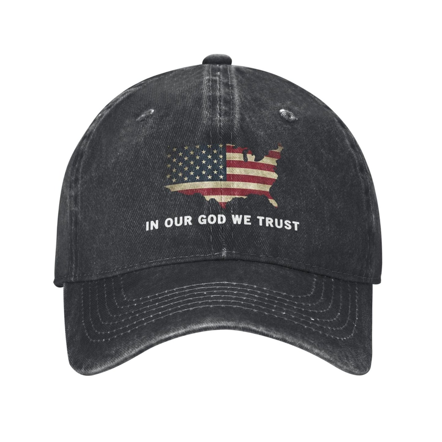 In Our God We Trust Printed unisex baseball cap adjustable cap outdoor sun hats trucker hat