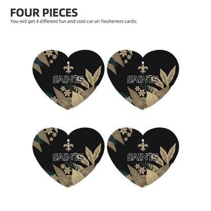 4pcs- New Orleans Saints car aromatherapy tablets Car Air Fresheners Cards Set