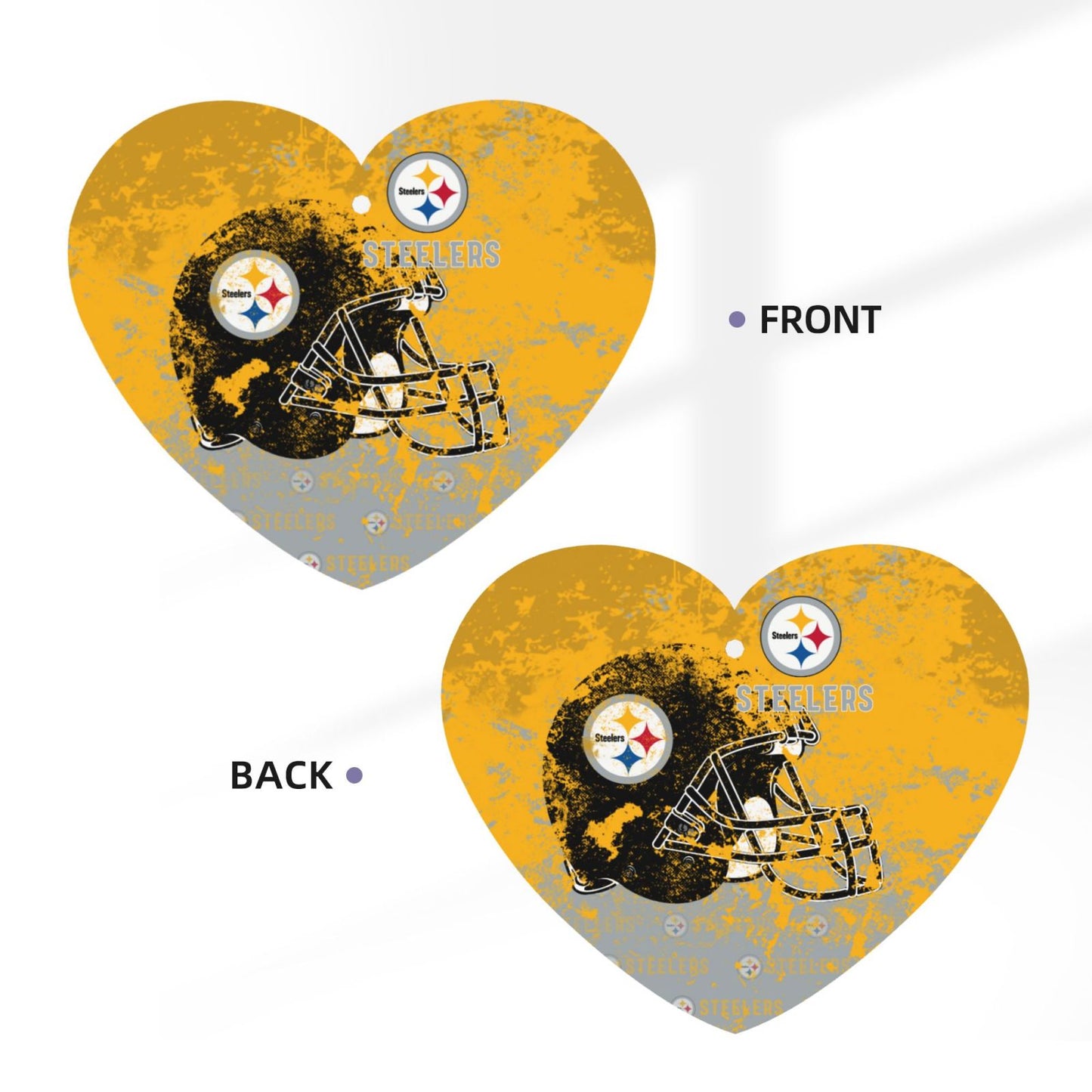 4-pcs Pittsburgh Steelers Car Air Fresheners Cards Set car aromatherapy tablets