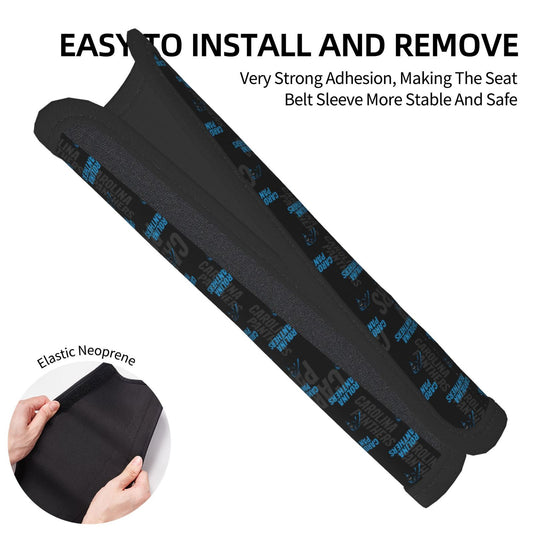 Carolina Panthers personalized seat belt protective cover Car seat belt protective cover