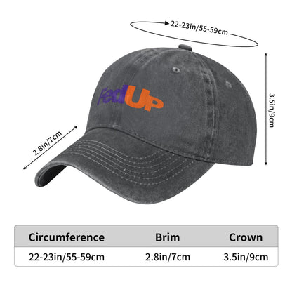 Fed Up Printed unisex baseball cap adjustable cap outdoor sun hats trucker hat