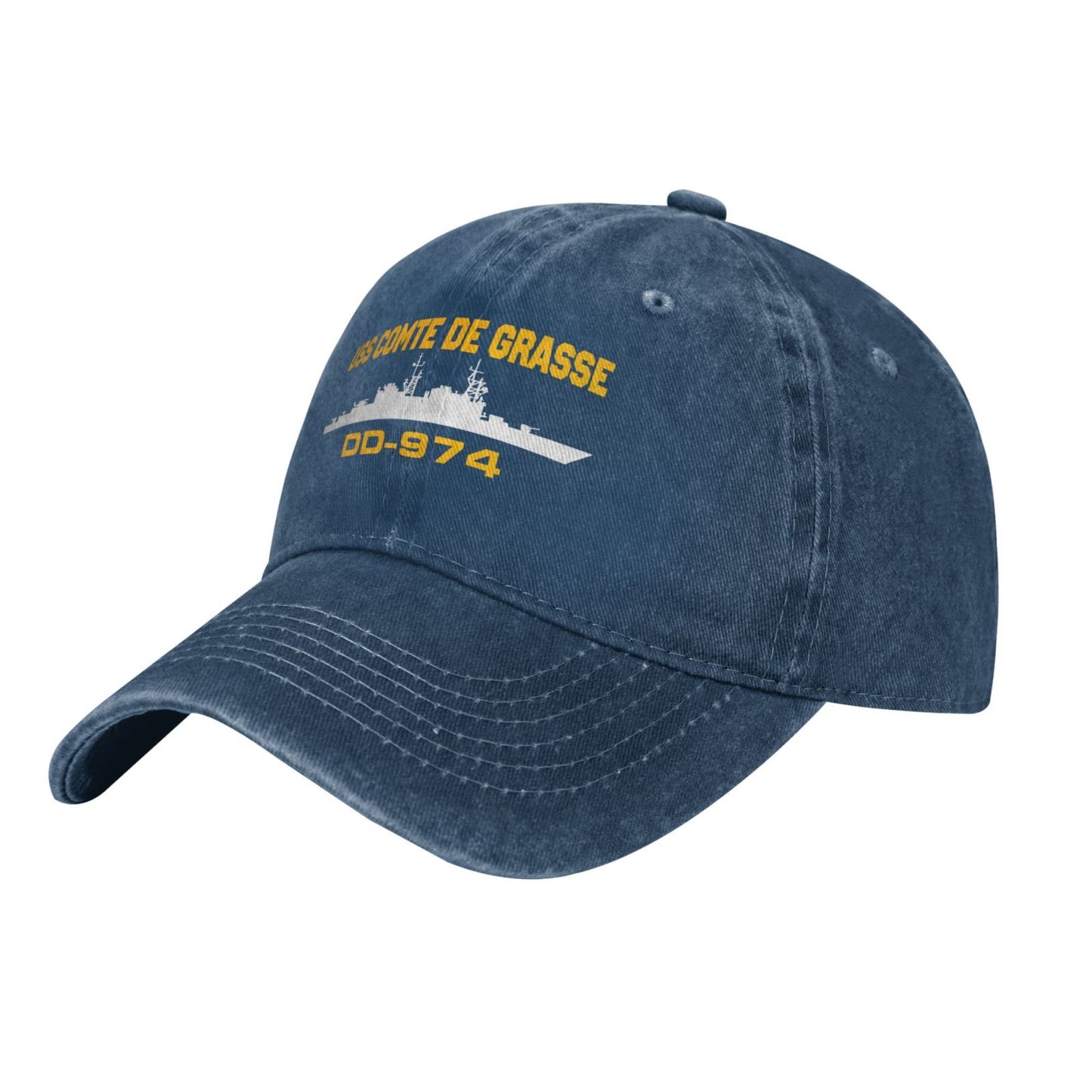 USS Comte De Grasse (DD-974) Printed unisex baseball cap adjustable cap veteran gift