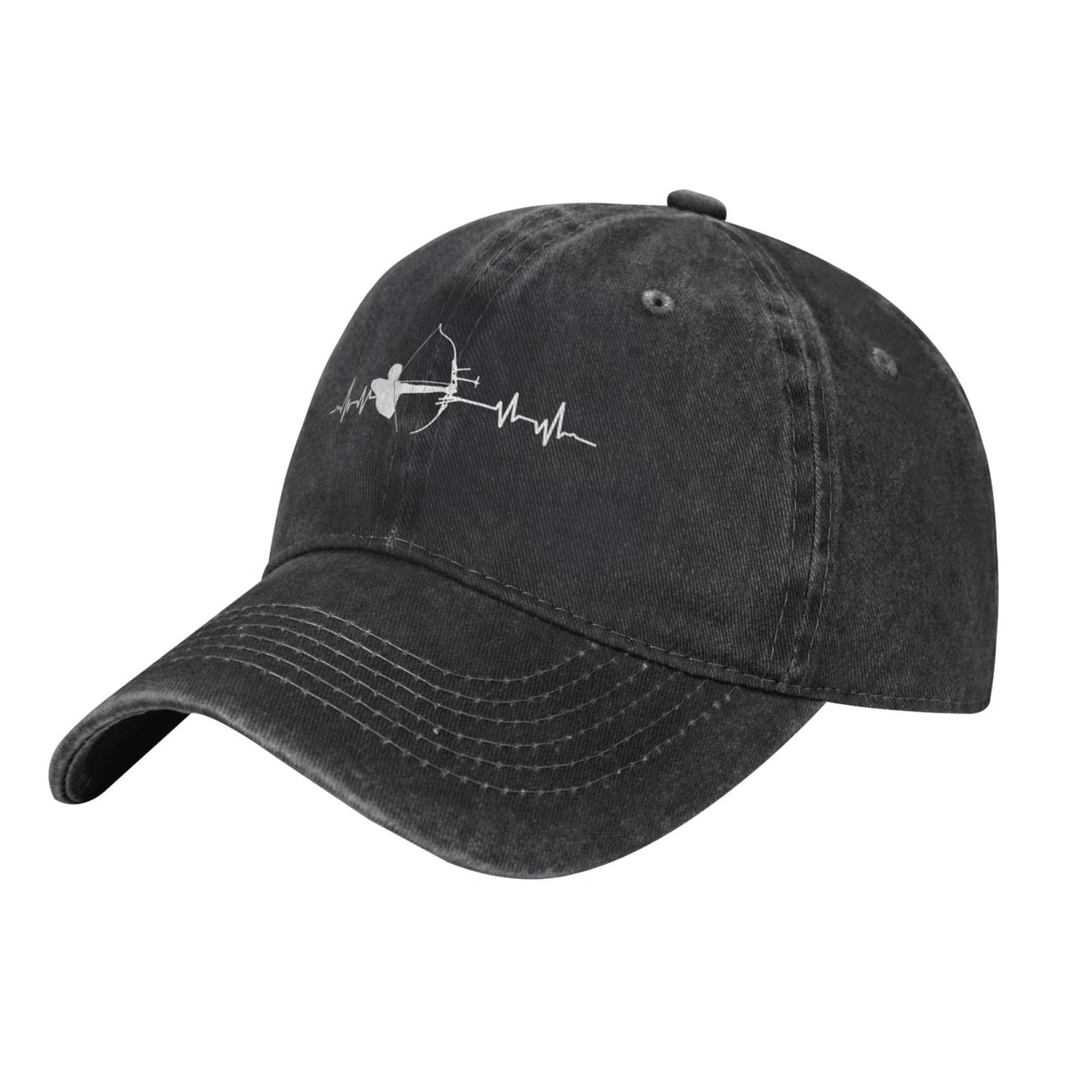 Archery Heartbeat Shoot Gift Printed unisex baseball cap adjustable cap outdoor sun hats trucker hat