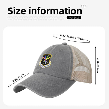 USAF-413fth Flight Test Group Printed unisex baseball cap adjustable grid baseball cap veteran gift