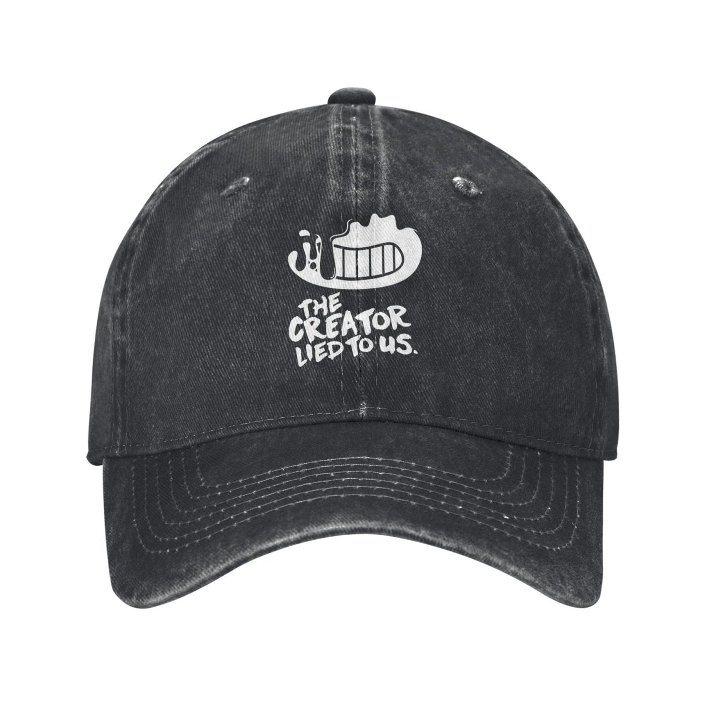 The Creator Lied To Us Printed unisex baseball cap adjustable cap outdoor sun hats trucker hat