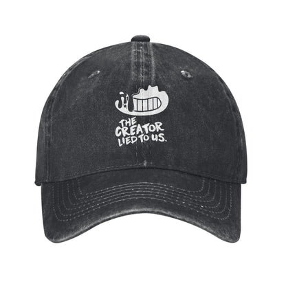 The Creator Lied To Us Printed unisex baseball cap adjustable cap outdoor sun hats trucker hat