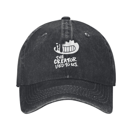 The Creator Lied To Us Printed unisex baseball cap adjustable cap outdoor sun hats trucker hat